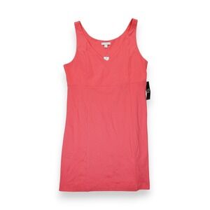 NWT New York & Company‎ Women's Sleeveless Sheath Dress Large Pink V-Neck